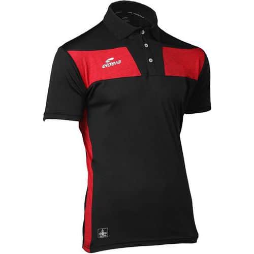 Polo 10NAMIK Noir/Rouge chiné Eldera