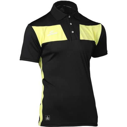 Polo 10NAMIK Noir/Jaune chiné Eldera