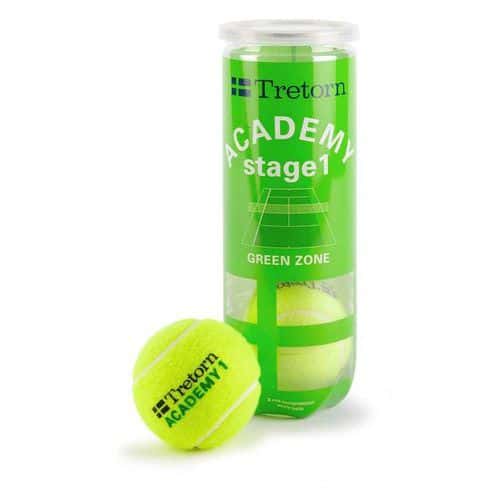 3 balles de tennis - Tretorn - academy stage 1