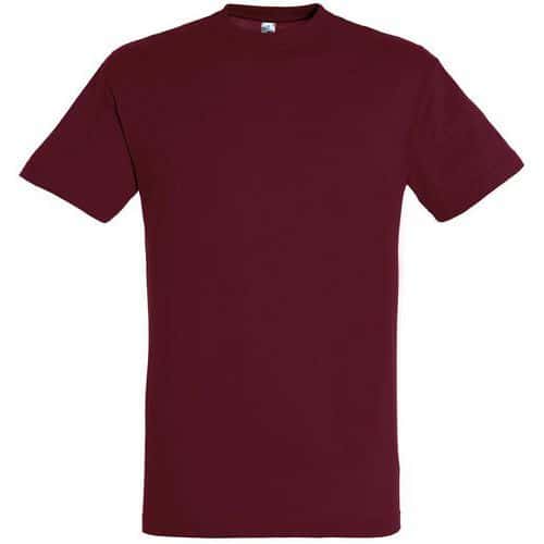 Tee-shirt personnalisable active adulte 190g bordeaux