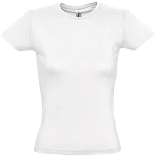 T-shirt blanc femme Classic 150 g blanc