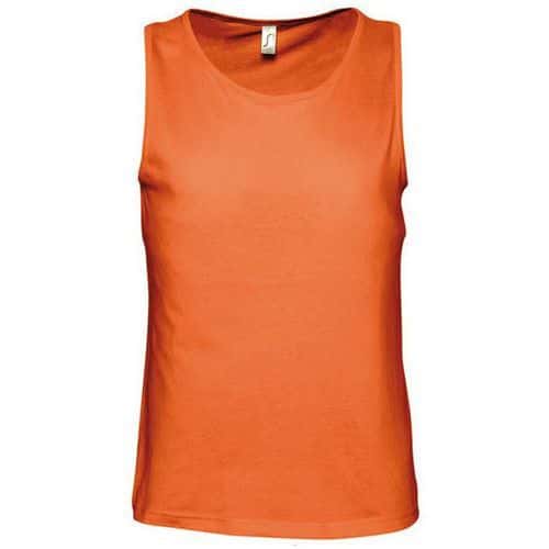 Débardeur personnalisable masculin Classic orange