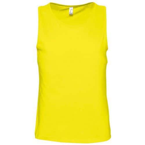 Débardeur personnalisable masculin Classic jaune