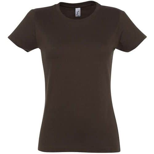 Tee-shirt personnalisable Active 190 g femme chocolat