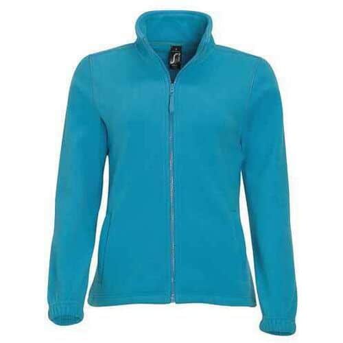 Veste polaire féminine Sol's Bleu aqua