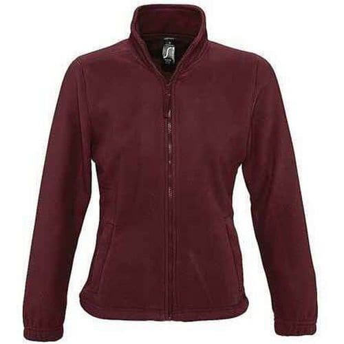 Veste polaire Sol's Bordeaux