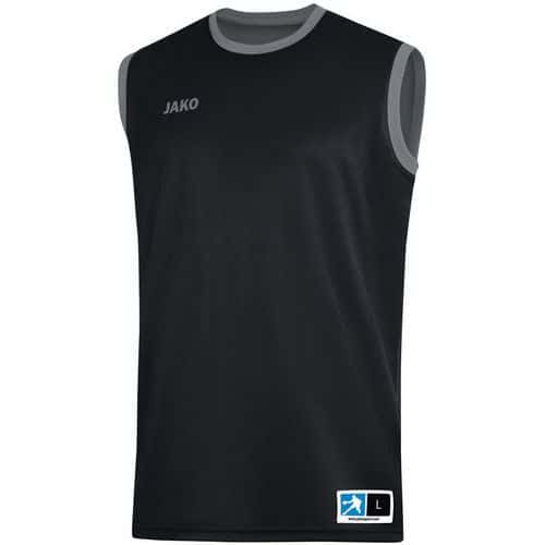 Maillot de basket réversible - Jako - Change 2.0 Noir/Gris