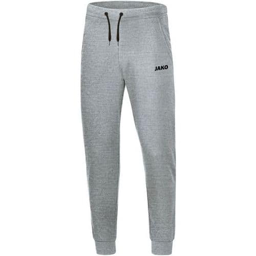 Pantalon jogging avec bord-côtes aux chevilles - Jako - Base Gris