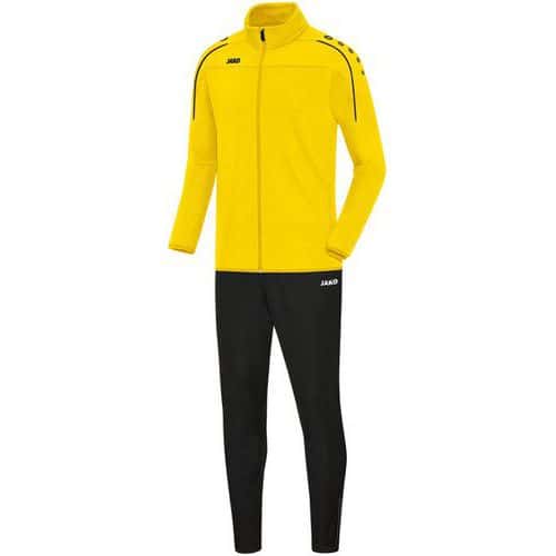 Ensemble survêtement de foot veste et pantalon enfant - Jako - Classico Jaune