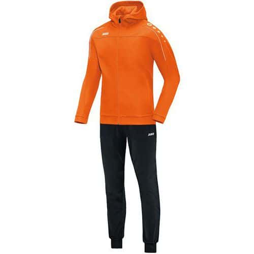 Survêtement foot polyester enfant - Jako - Classico Orange fluo