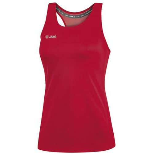 Tank Top running sans manche femme - Jako - Run 2.0 Rouge