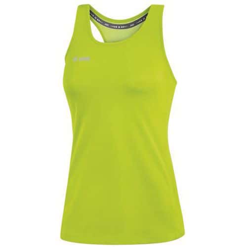 Tank Top running sans manche femme - Jako - Run 2.0 Vert fluo