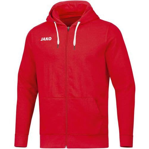 Veste de foot à capuchon femme - Jako - Base Rouge