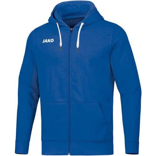 Veste de foot à capuchon - Jako - Base Bleu