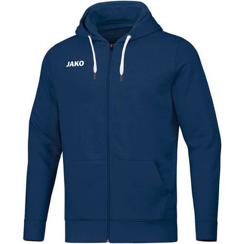 Veste de foot à capuchon enfant - Jako - Base Bleu marine