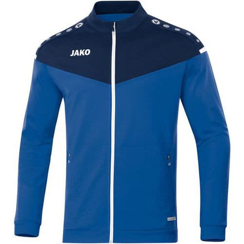 Veste de foot polyester enfant - Jako - Champ 2.0 Bleu/Bleu marine