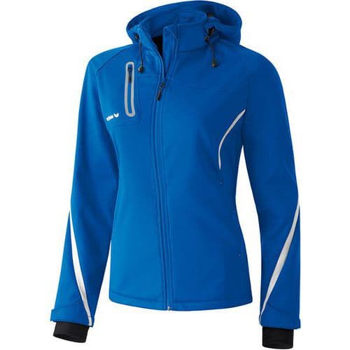 Fonction veste - Erima - softshell femme new roy/blanc