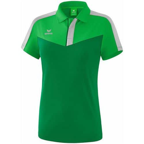 Polo - Erima - squad femme fern green/smaragd/silver grey