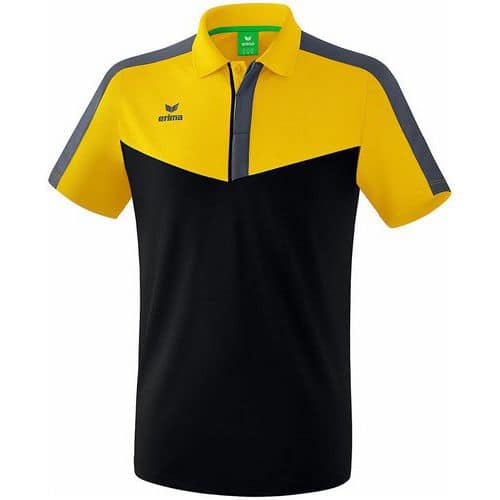 Polo - Erima - squad jaune/noir/slate grey