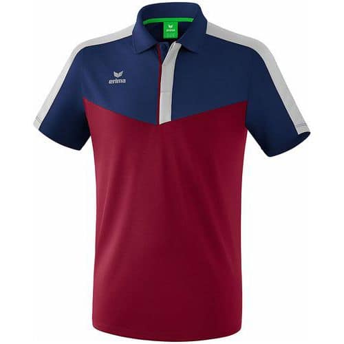 Polo - Erima - squad new navy/bordeaux/silver grey