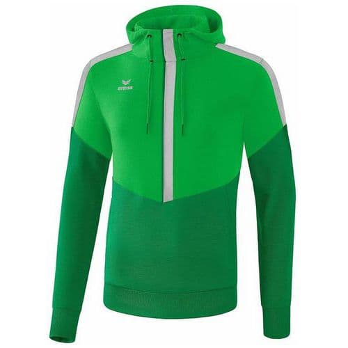 Sweat à capuche - Erima - squad fern green/smaragd/silver grey