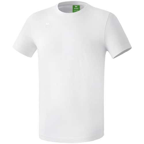 T-shirt Teamsport - Erima - casual basic blanc