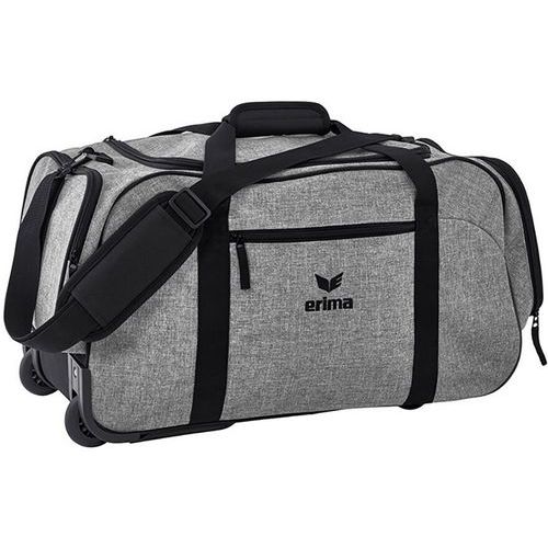 Sac de sport à roulettes - Erima - travel line gris chiné/noir taille M