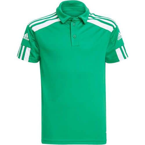 Polo enfant - adidas - Squadra 21 Vert/Blanc