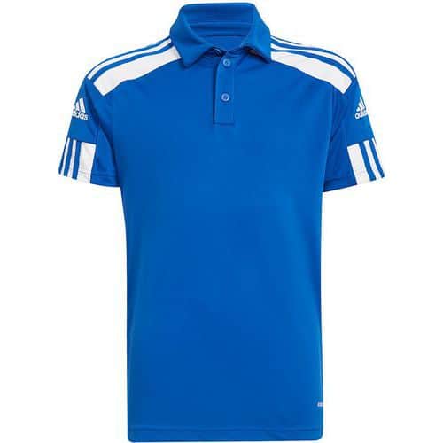 Polo enfant - adidas - Squadra 21 Royal/Blanc