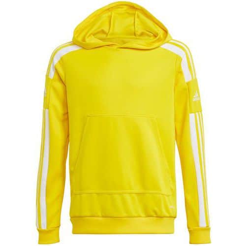 Sweat à capuche enfant - adidas - Squadra 21 Jaune/Blanc