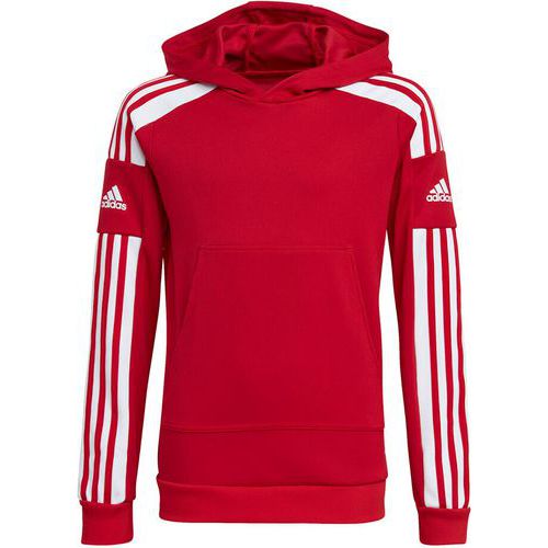 Sweat à capuche enfant - adidas - Squadra 21 Rouge/Blanc