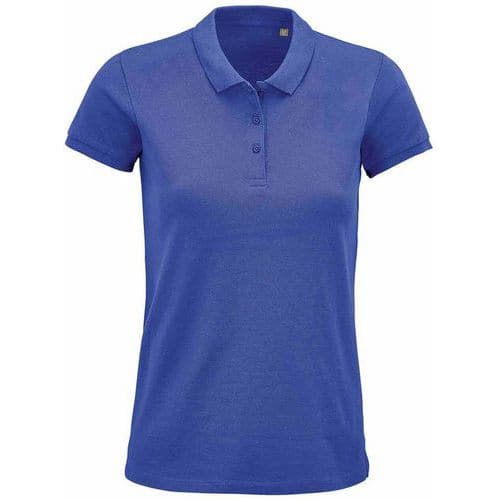 Polo personnalisable femme coton organique bio ROYAL