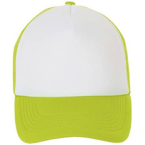 Casquette filet en polyester bicolore