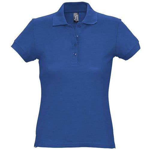 Polo personnalisable femme en coton maille piquée 170 ROYAL