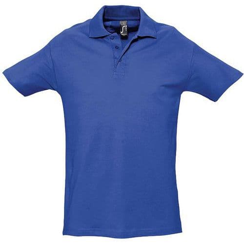 Polo personnalisable homme en coton ROYAL