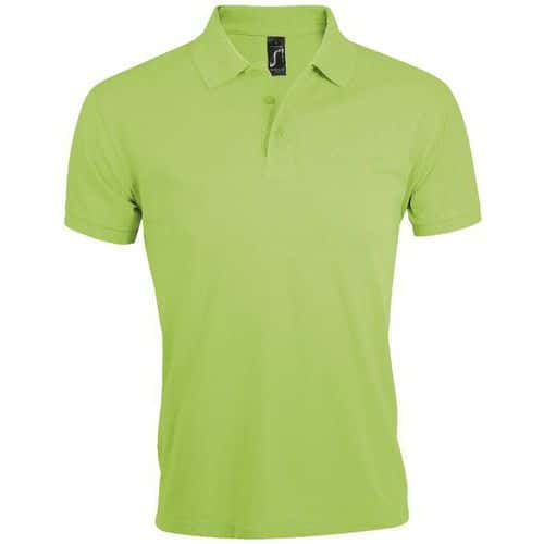 Polo personnalisable homme prime en polyester VERT POMME