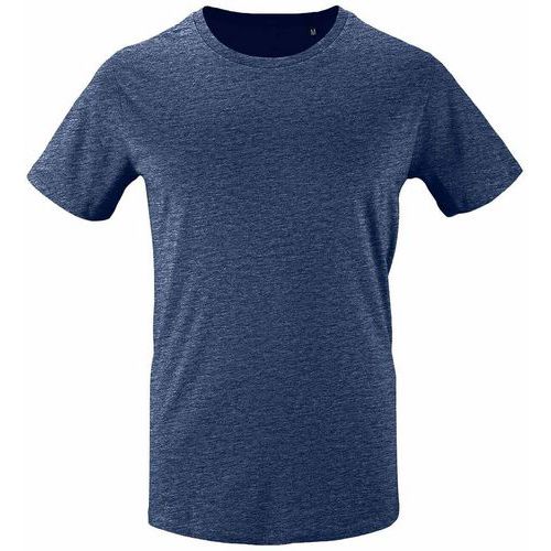 Tee-shirt personnalisable homme en coton organique bio DENIM CHINE