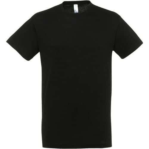 Tee-shirt personnalisable homme en coton NOIR PROFOND