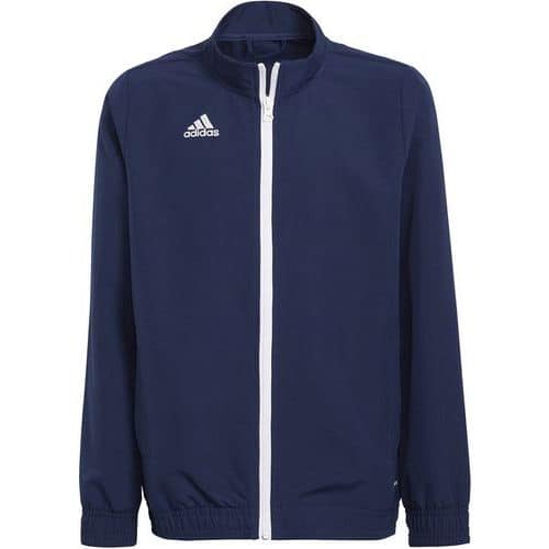 Veste de survêtement enfant - adidas - entrada 22 presentation bleu marine