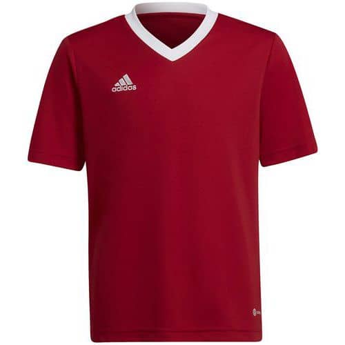 Maillot enfant - adidas - entrada 22 rouge