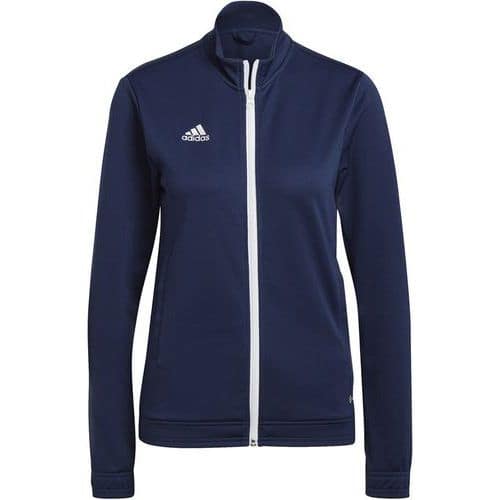 Veste de survêtement femme - adidas - entrada 22 track bleu marine