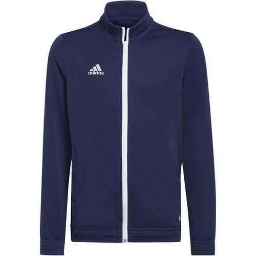 Veste de survêtement enfant - adidas - entrada 22 track bleu marine