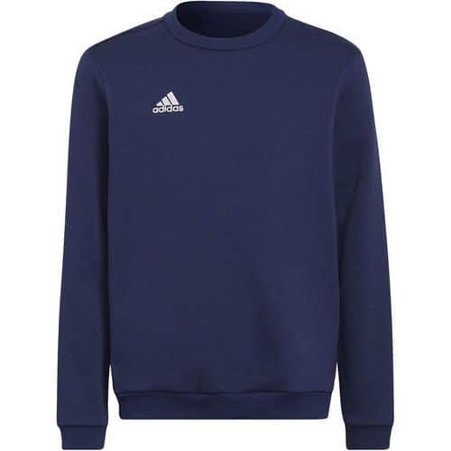 Sweat enfant- adidas - entrada 22 bleu marine