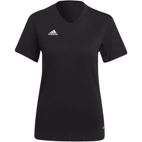 Tee-shirt femme - adidas - entrada 22 noir