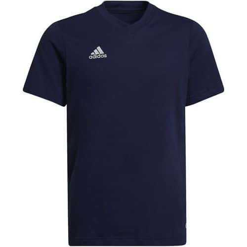 Tee-shirt enfant - adidas - entrada 22 bleu marine