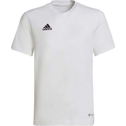 Tee-shirt enfant - adidas - entrada 22 blanc