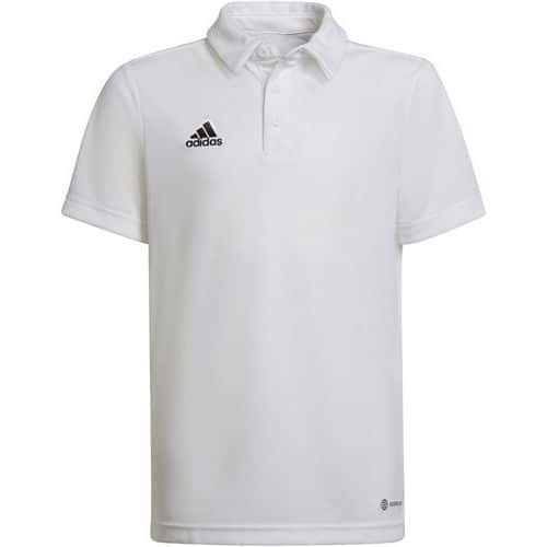 Polo enfant - adidas - entrada 22 blanc