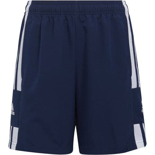 Short enfant - adidas - squadra 21 bleu marine/blanc