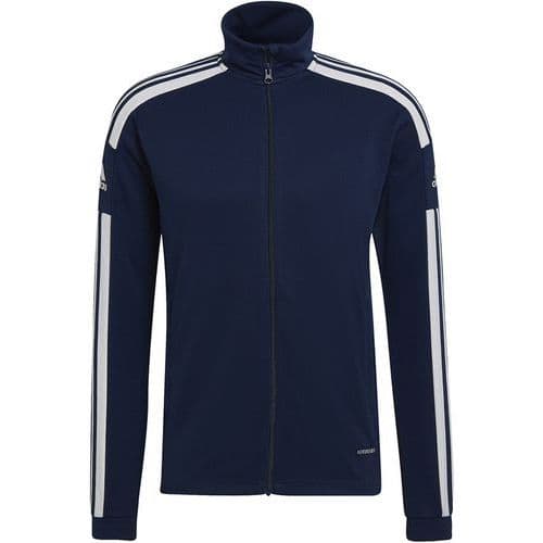 Veste de survêtement - adidas - squadra 21 bleu marine/blanc