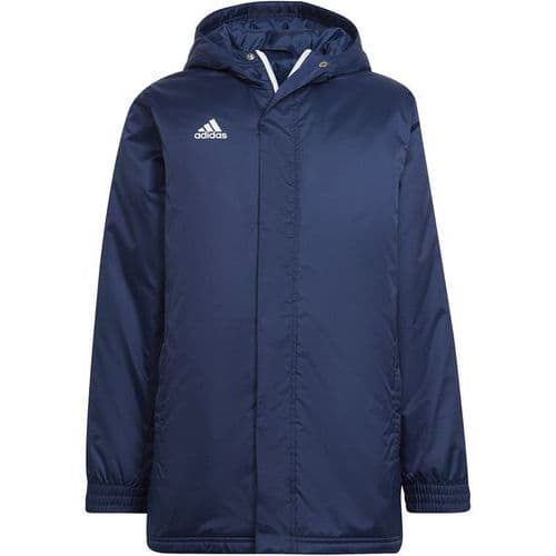 Veste hiver enfant - adidas - entrada 22 stadium bleu marine